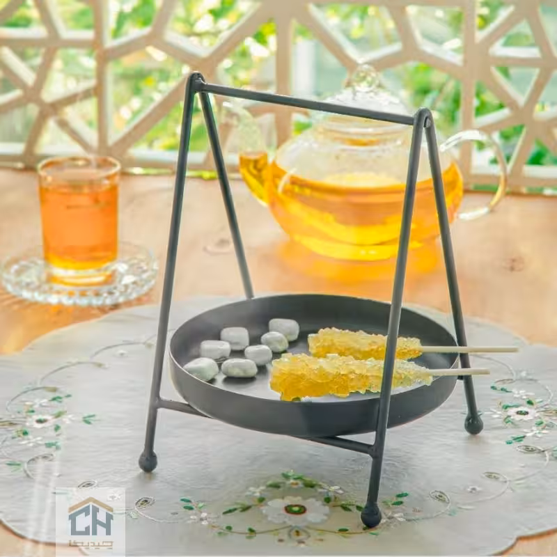 استند گرد فلزی طرح نقلی مدل 3177