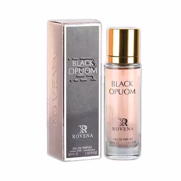 عطر جیبی زنانه روونا بلک اوپیوم حجم 30 میلی لیتر