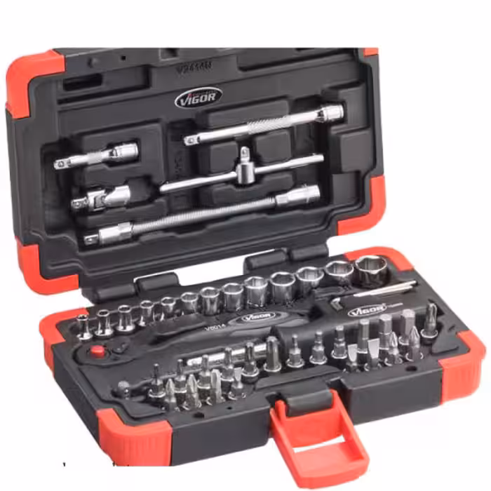 جعبه بکس ویگور 46 پارچه 1/4 اینچ مدل V2414N