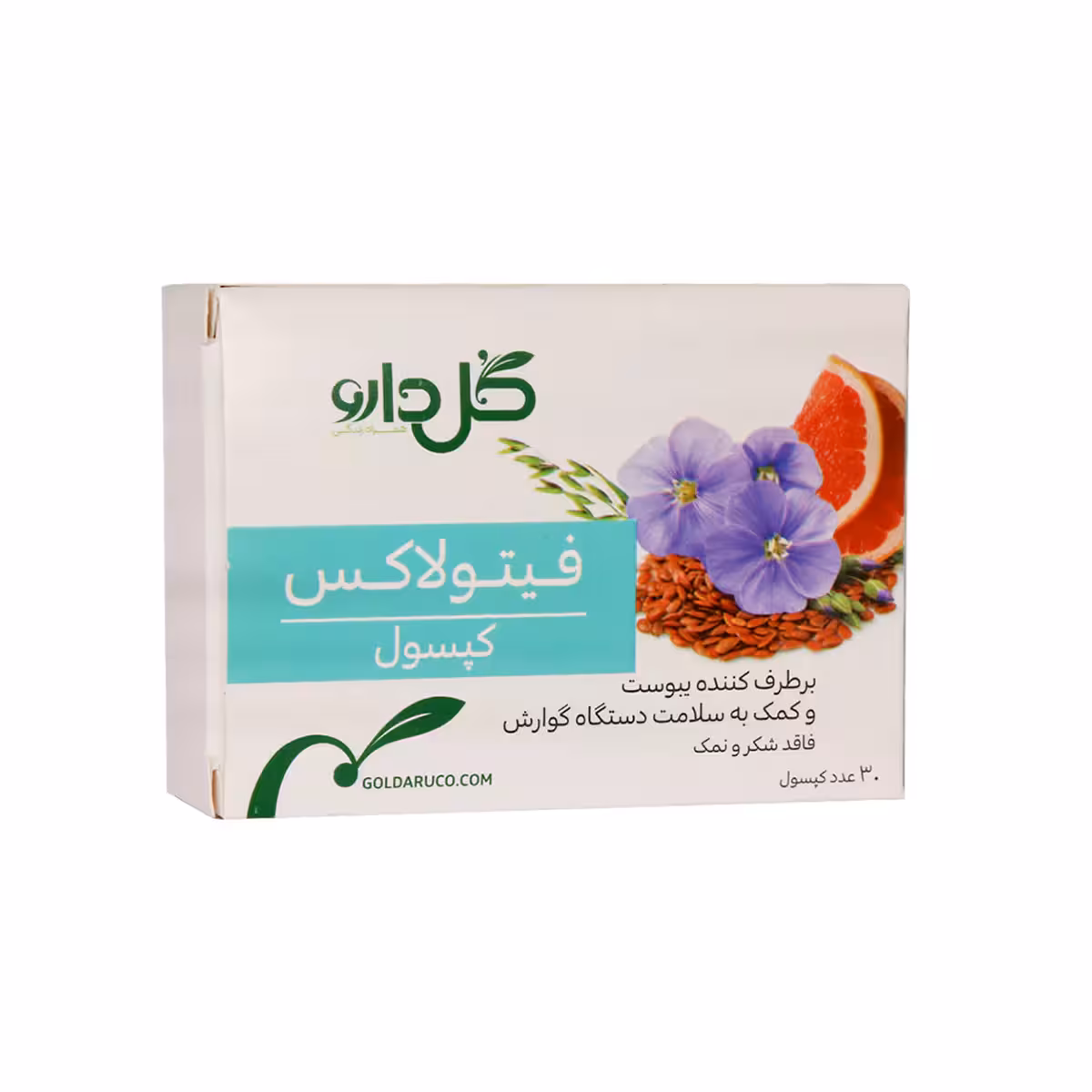 کپسول فیتولاکس تعداد 30 عدد گل دارو