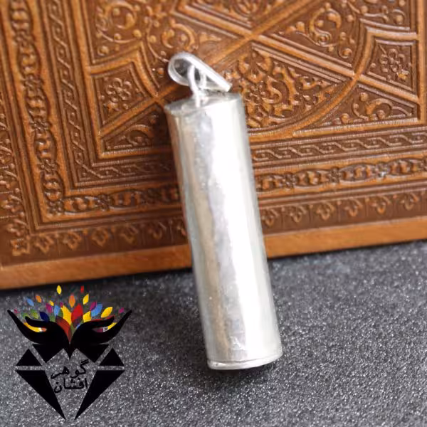 گردنبند نقره جا حرزی کد G_1837