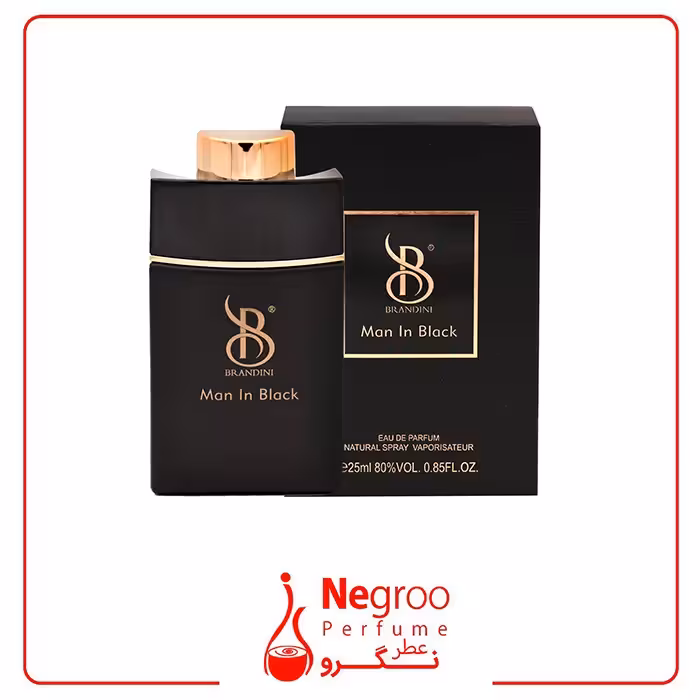 عطر جیبی من این بلک برندینی brandini man in black 25ml