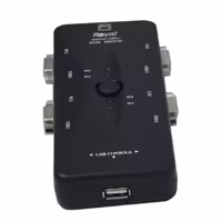 سوئیچ 4 پورت دستی KVM  رویال Royal مدل 4UK