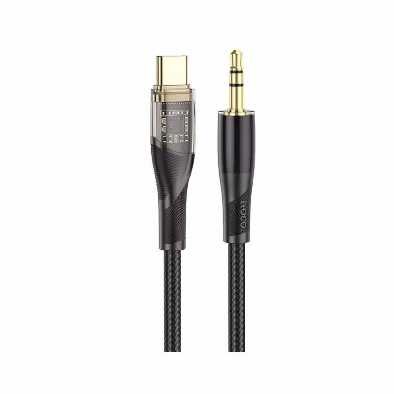 کابل تبدیل Type-C به جک 3.5 میلی متری هوکو مدل UPA25 طول 1 متر