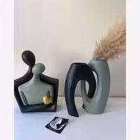 ست گلدان دوعددی و مجسمه دکوری روز عشق