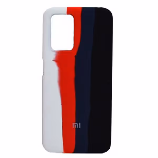 کاور سیلیکونی اورجینال رنگین کمانی مناسب برای Redmi 10
