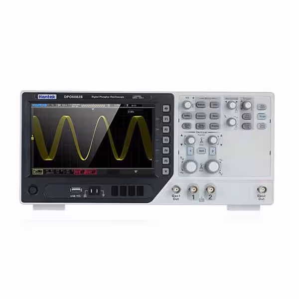 اسیلوسکوپ 80 مگاهرتز 2 کانال  هانتک مدل HANTEK DPO-6082B ( اصلی )