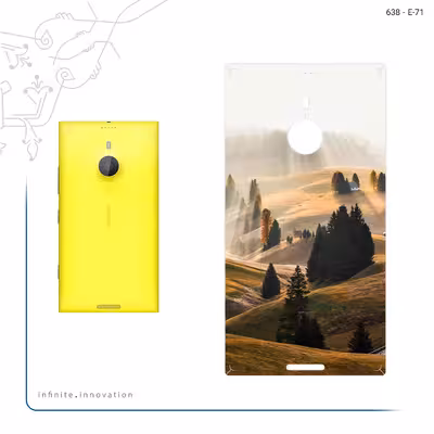 برچسب پوششی ماهوت مدل Foggy Plain مناسب برای گوشی موبایل نوکیا Lumia 1520