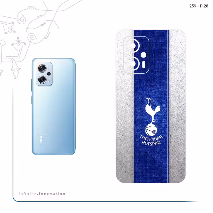 برچسب پوششی ماهوت مدل Tottenham_Hotspur_FC مناسب برای گوشی موبایل شیائومی Poco X4 GT