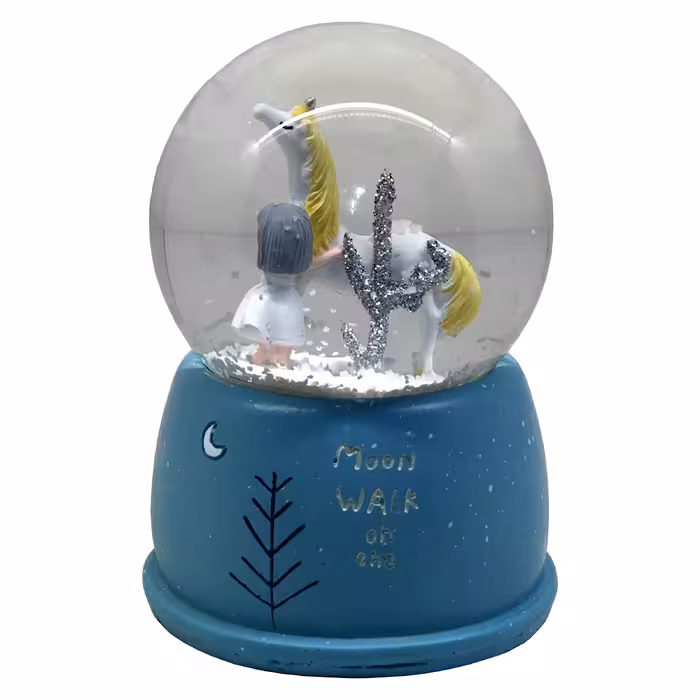 گوی موزیکال مدل پمپی شاهزاده و اسب طرح Love کد PA4045