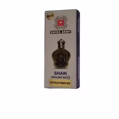 عطر جیبی مردانه سوئیس آرمی مدل Shaik Classic No77 حجم 55 میلی لیتر 