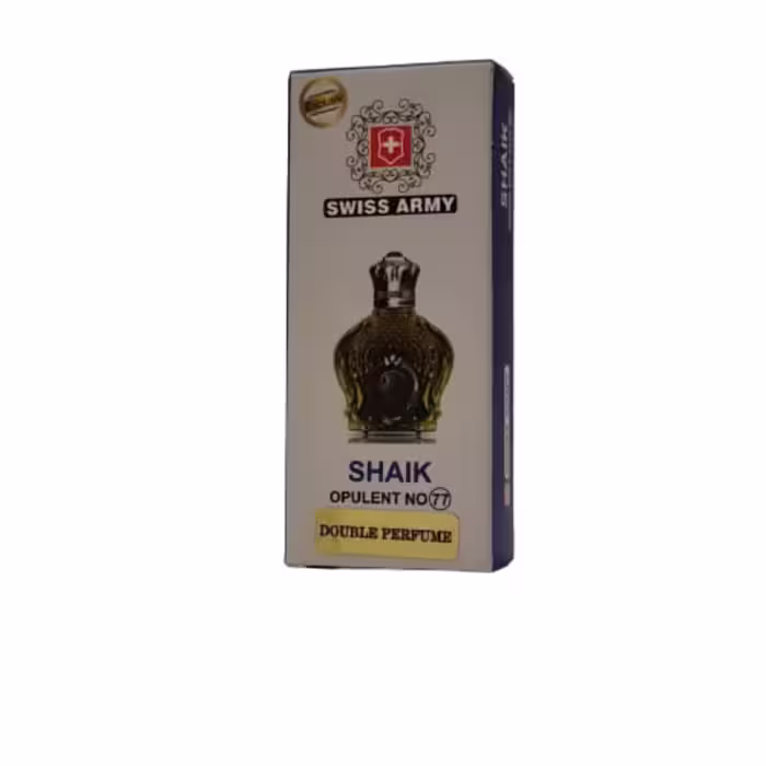 عطر جیبی مردانه سوئیس آرمی مدل Shaik Classic No77 حجم 55 میلی لیتر 