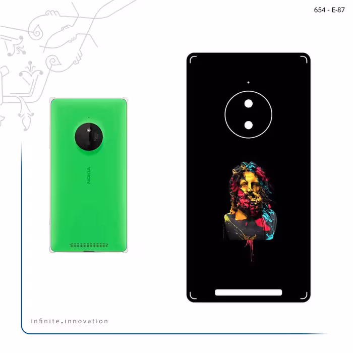 برچسب پوششی ماهوت مدل Painted Sculpture Digital Art مناسب برای گوشی موبایل نوکیا Lumia 830