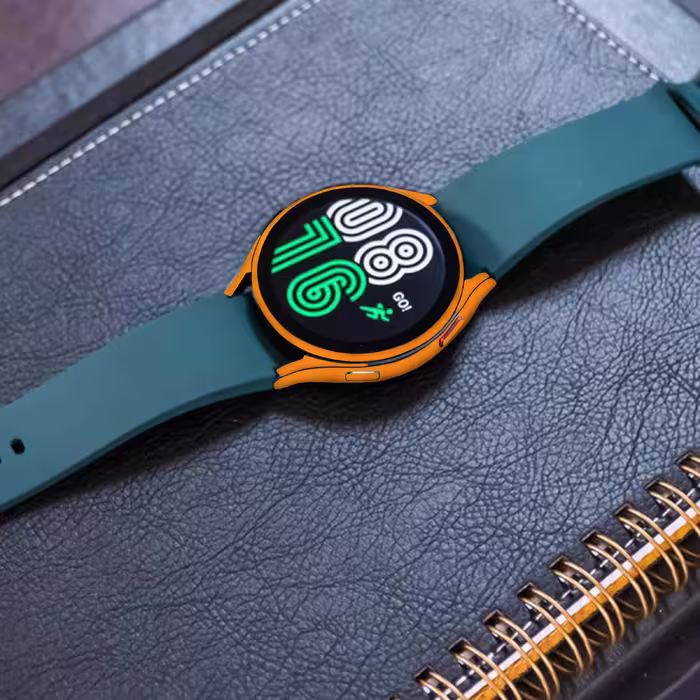 برچسب ماهوت طرح Matte Orange مناسب برای ساعت هوشمند سامسونگ Watch4 40mm
