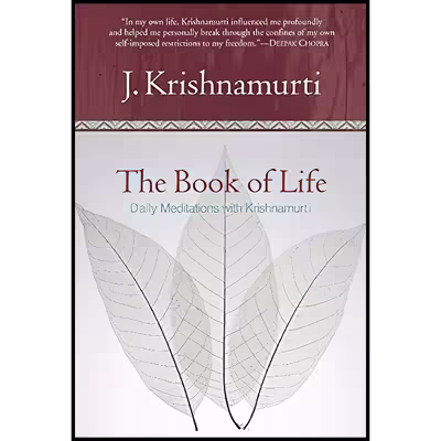 کتاب The Book of Life اثر J. Krishnamurti انتشارات HarperOne