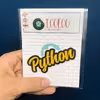 استیکر تزئینی موبایل و تبلت لولو مدل پایتون برنامه نویسی کد 309