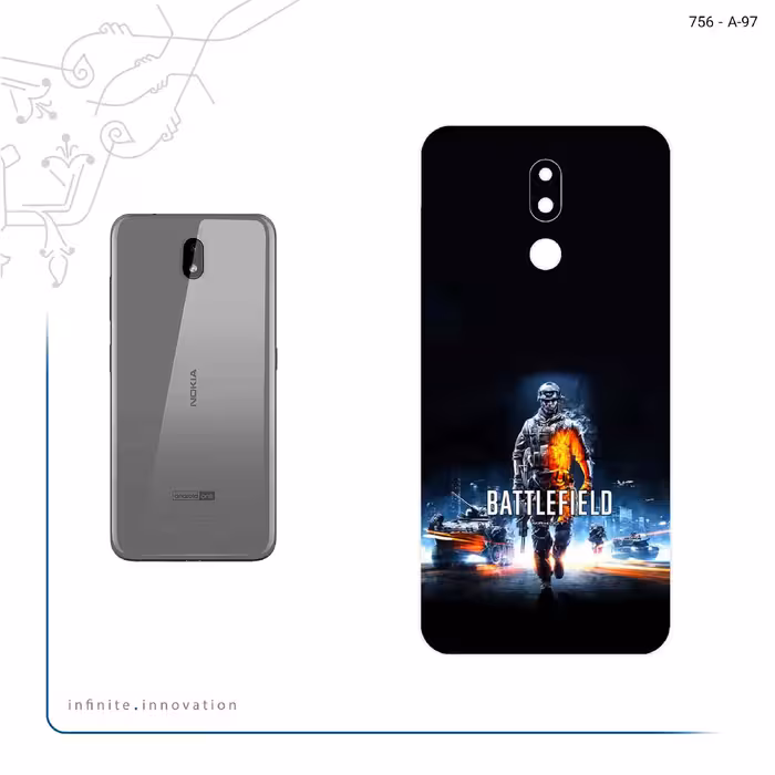 برچسب پوششی ماهوت مدل Battlefield Game Series مناسب برای گوشی موبایل نوکیا 3.2 TA-1164