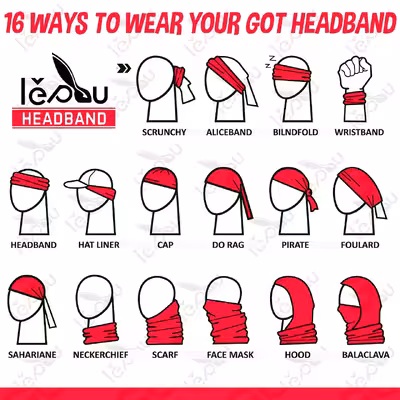 دستمال سر و گردن لیپو مدل چریکی