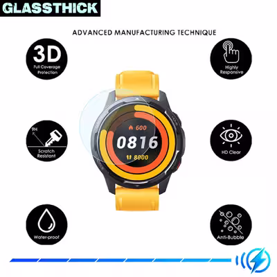 محافظ صفحه نمایش نانو گلستیک مدل NGL مناسب برای ساعت هوشمند شیائومی Watch S1 Active