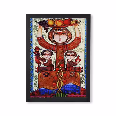 تابلو مدل دکوراتیو طرح شب یلدا