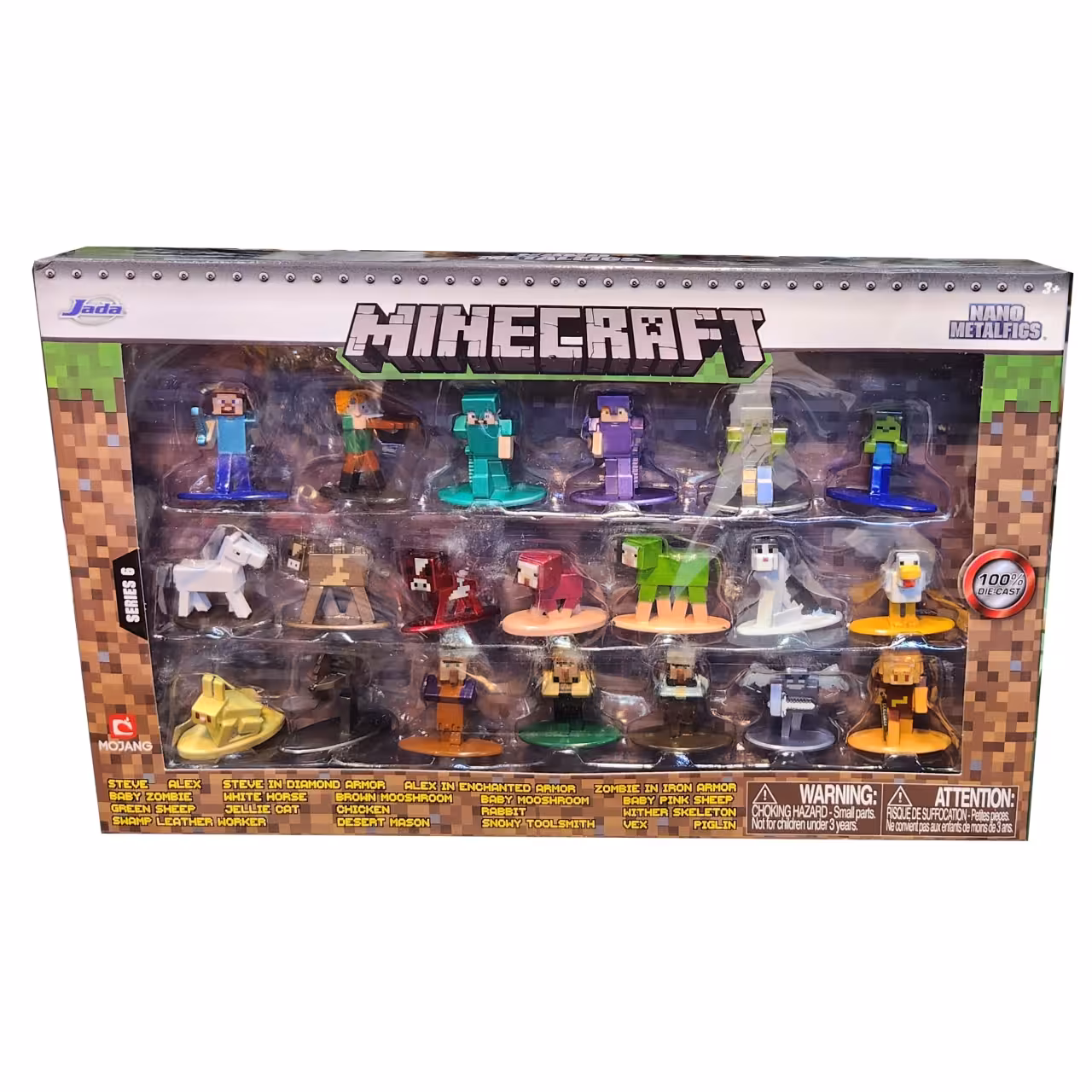 فیگور جادا فلزی مدل Minecraft بسته 20 عددی کد 1