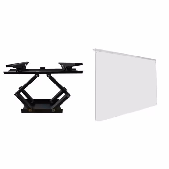 باندل پایه دیواری دو بازو محافظ صفحه تلویزیون سایز 50 اینچ