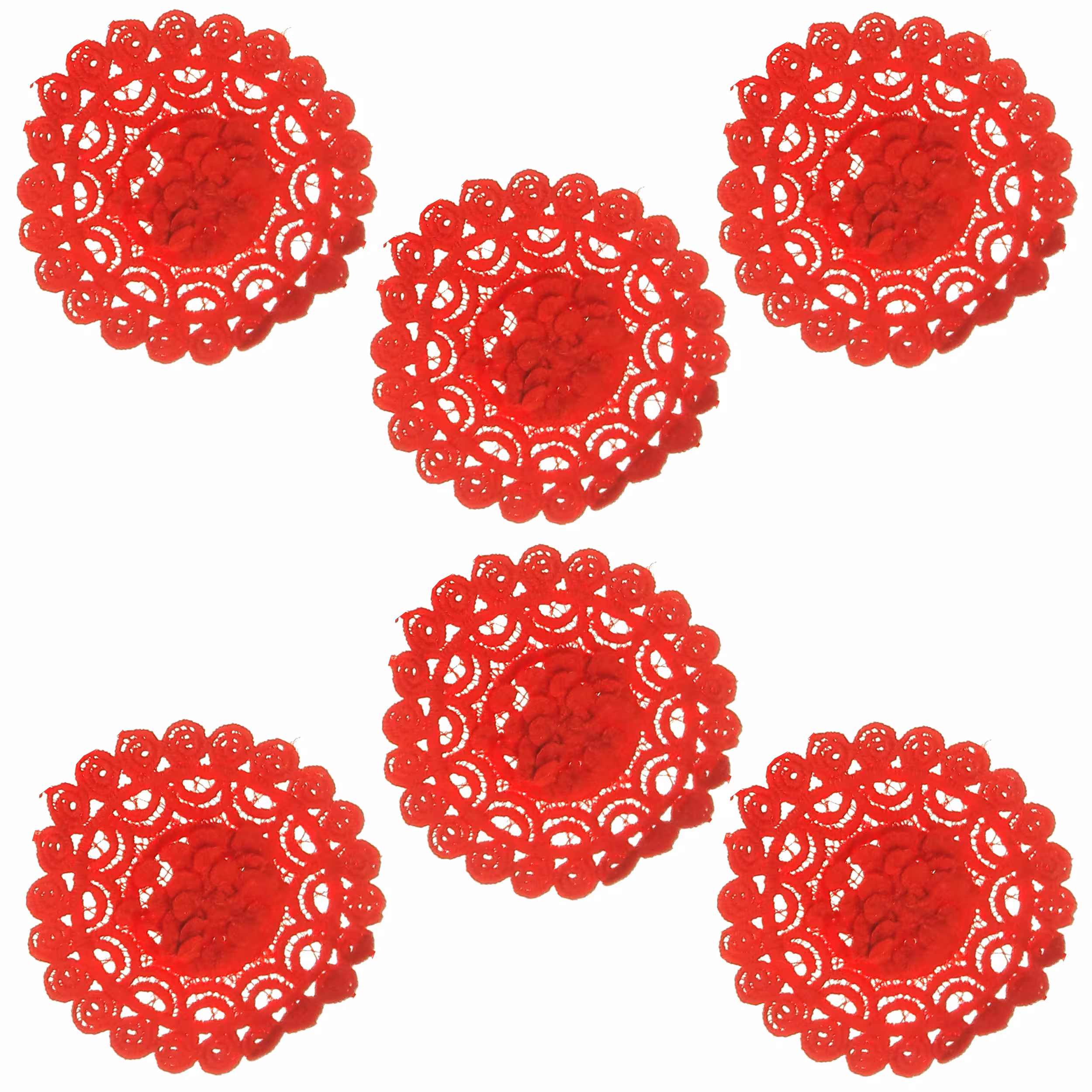 استیکر گل کنفی مدل Y6835 بسته 6 عددی