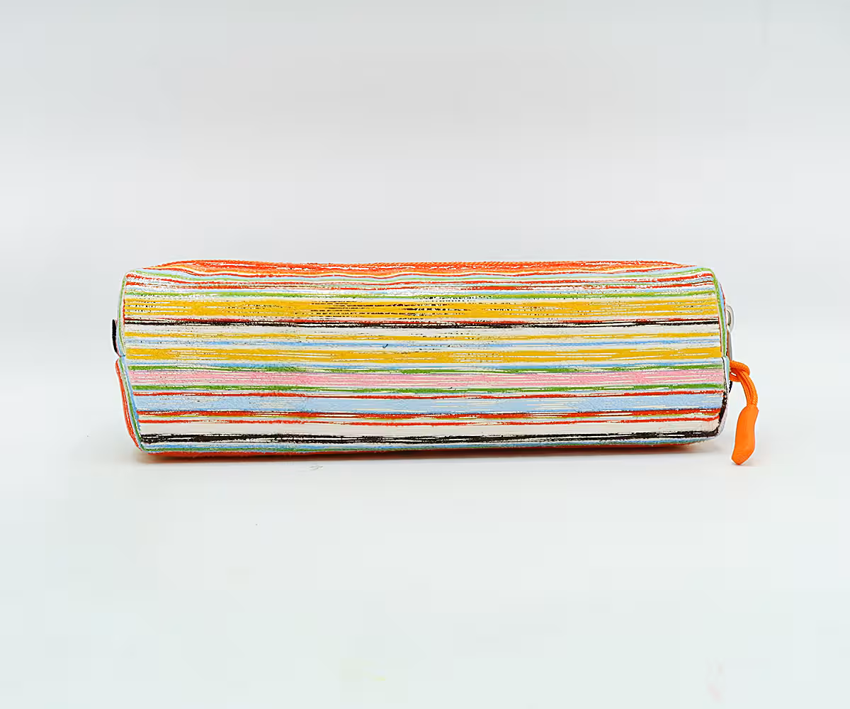 جامدادي تک زيپ مکعبي نارنجي - ZOOM