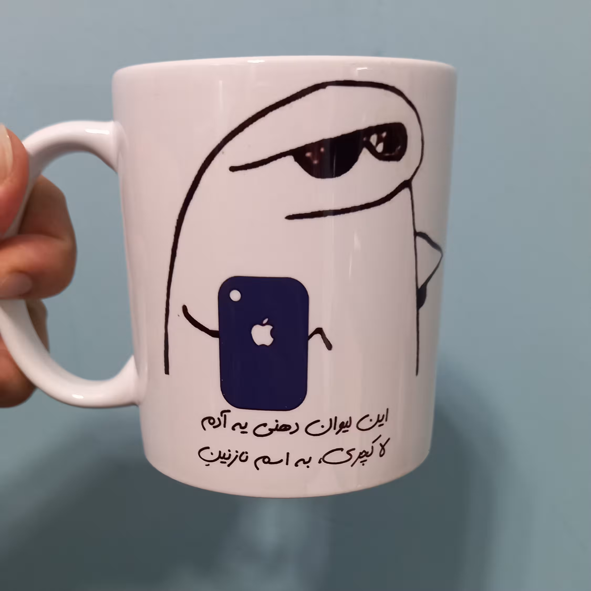 ماگ با طرح دلخواه آدم لاکچری شیک و خاص و مختص شما