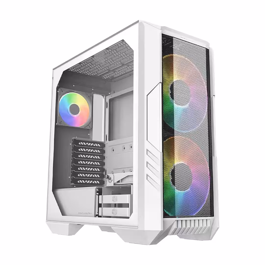 مشخصات،قیمت و خرید کیس کامپیوتر کولرمستر Haf 500 White | آبتین مال