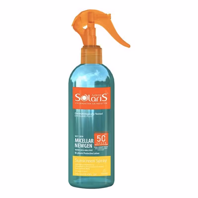 اسپری ضد آفتاب میسلار نیوژن SPF50 آردن سولاریس-250 میل