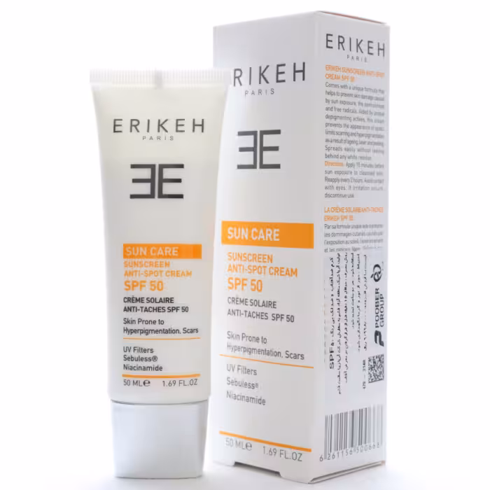 کرم ضد آفتاب و ضد لک SPF50 اریکه 50 میلی لیتر - دارونت