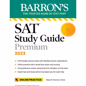 کتاب SAT Study Guide Premium, 2023_ 8 Practice Tests