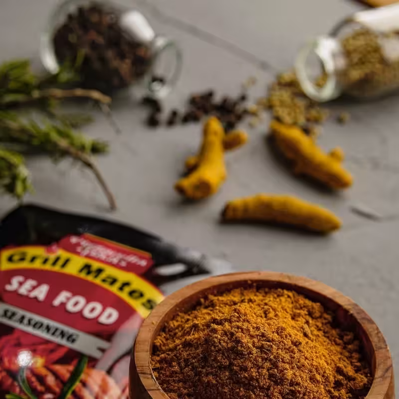 ادویه مرغ و ماهی درجه یک 100گرمی