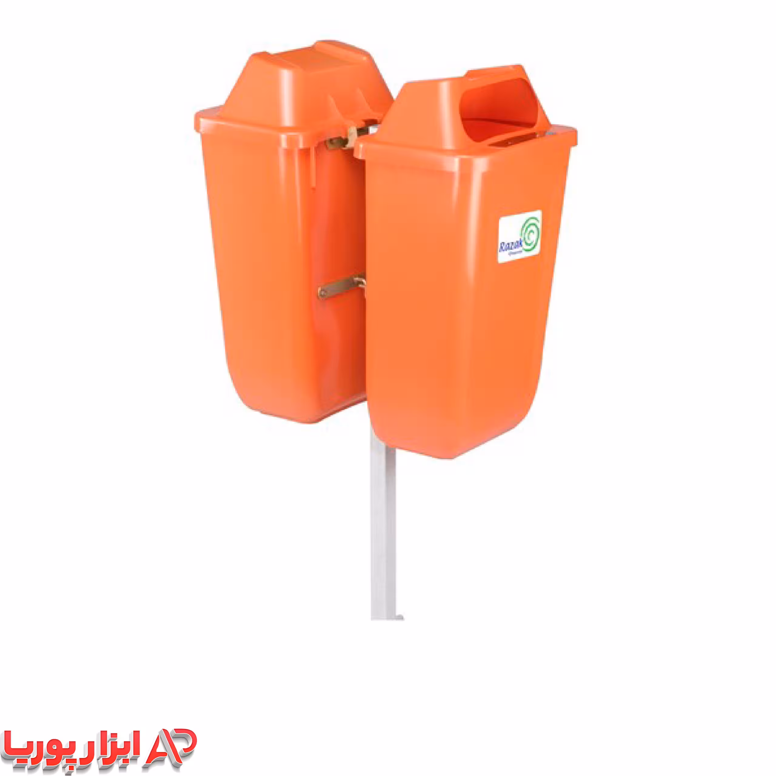 سطل زباله 50 لیتری با بست و پایه کد 1023