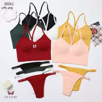 ست نیم تنه شورت نخی زنانه LISA کد 002