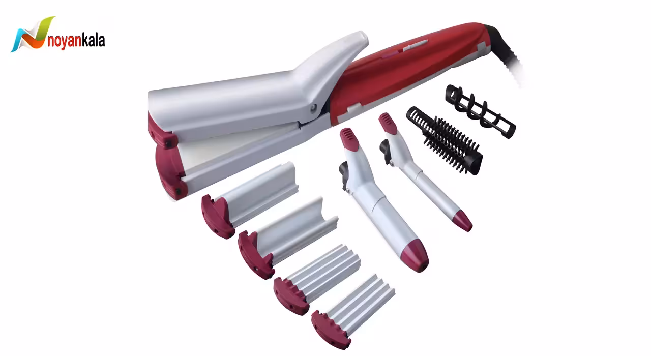 اتو موی مک استایلر MC2075 | اتوی حرفه‌ای با صفحات سرامیکی و گرمایش سریع