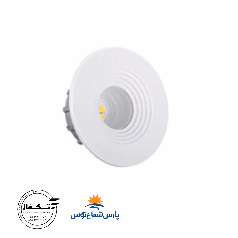 چراغ توکار چشمی 4 وات دایره پارس شعاع توس