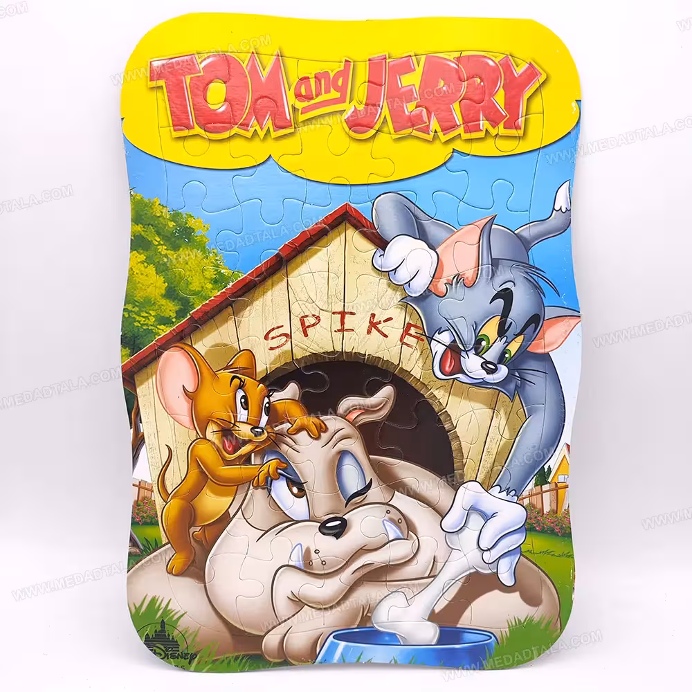 پازل پشت وایت بردی تام و جری