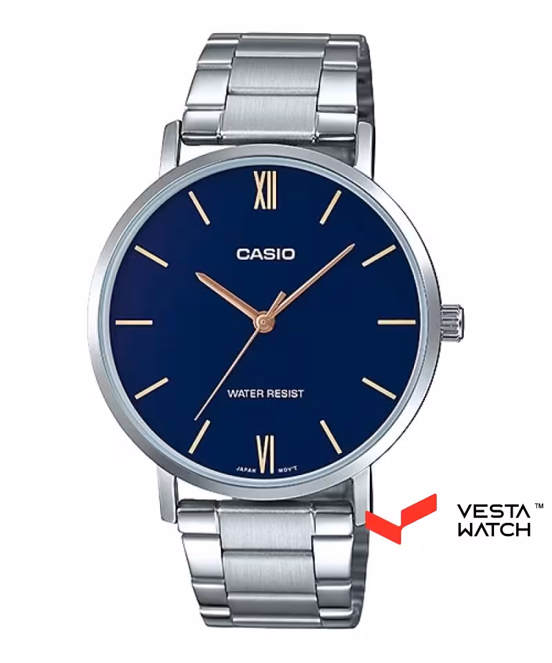 ساعت مچی مردانه کاسیو CASIO مدل MTP-VT01D-2B