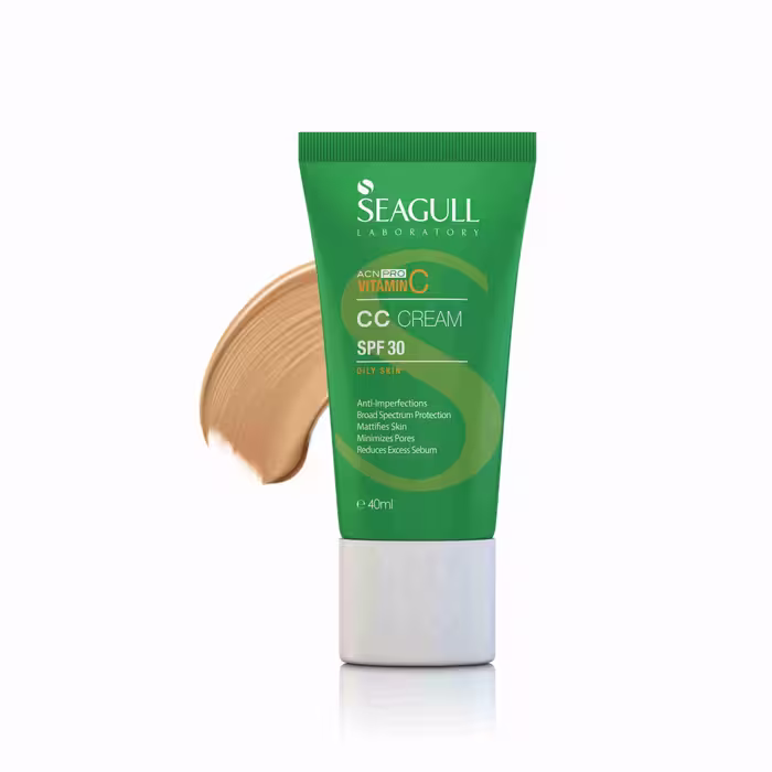 ضد افتاب رنگی سی گل متعادل کننده چربی پوست SPF30