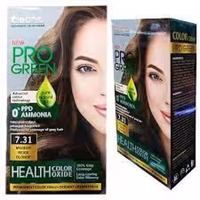 کیت رنگ موی بدون آمونیاک کلینیک کیندی Cleanicشماره7.31