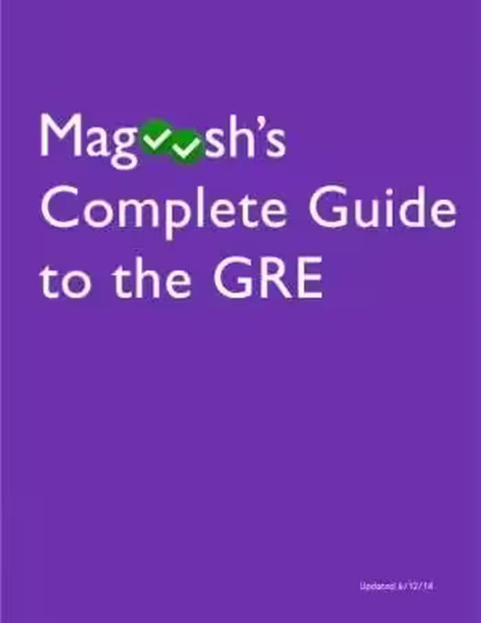ماگوشز کامپلیت گاید تو جی آر ای | کتاب انگلیسی Magooshs Complete guide to the GRE
