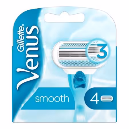 تیغ یدک ژیلت مدل ونوس Smooth بسته 4 عددی