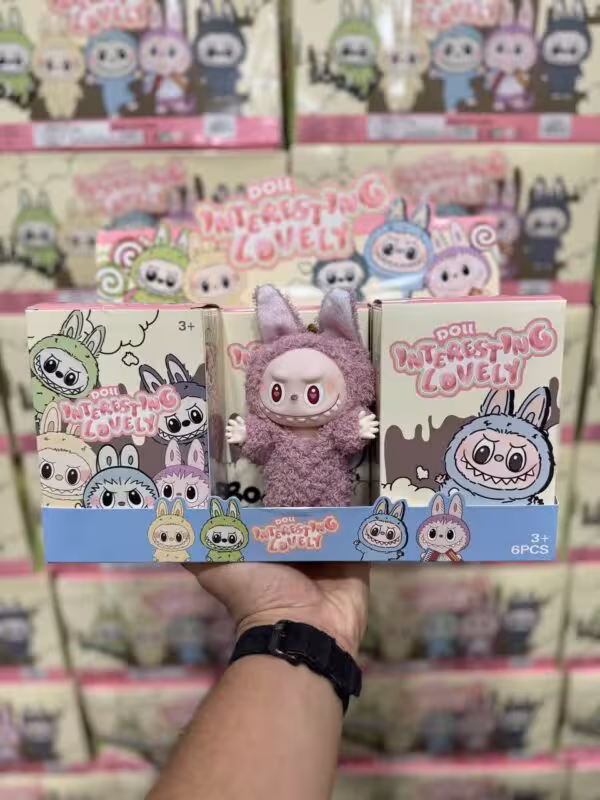 عروسک لبوبو وارداتی مدل لاولی DOLL INTERESTING LOVELY دارای قابلیت تعویض لباس