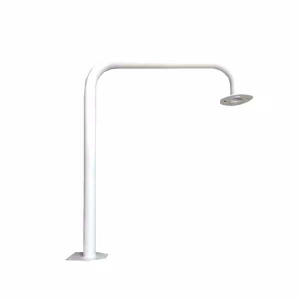 پایه براکت دو خم(دوشی) 120 سانتی متری