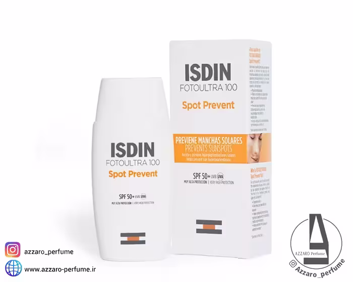 ضد آفتاب بی رنگ فوتو اولترا 100 اسپات پریونت ایزدین ISDIN Spot Prevent حجم 50 میل