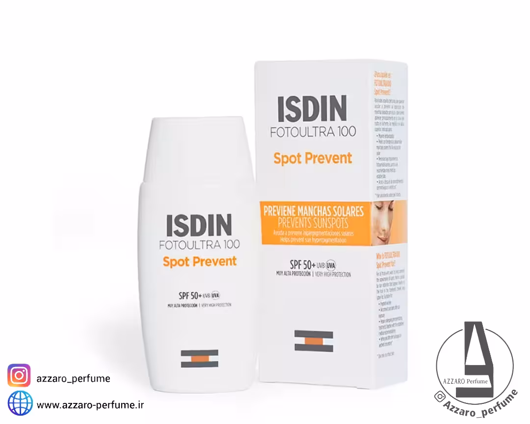 ضد آفتاب بی رنگ فوتو اولترا 100 اسپات پریونت ایزدین ISDIN Spot Prevent حجم 50 میل
