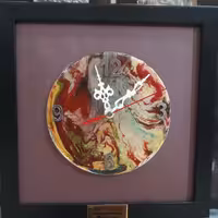 ساعت رزینی دیواری 17