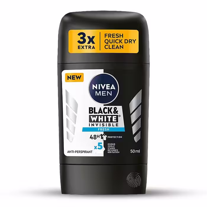 مام صابونی مردانه نیوآ مدل black & white حجم 50ml